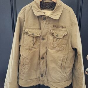 Hollister Men's Military Surf Jacket ~ Y2K ~Size Medium